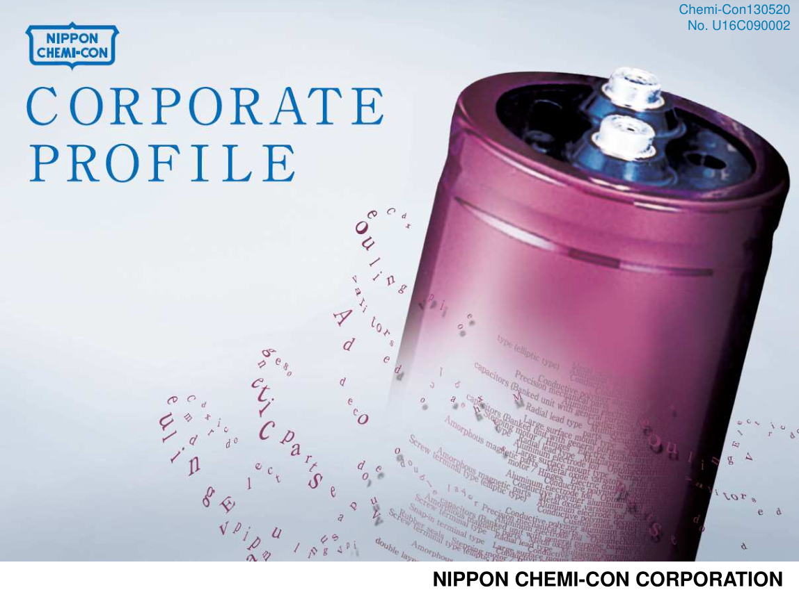 NIPPON CHEMI-CON產(chǎn)品介紹 NIPPON CHEMI-CON產(chǎn)品介紹